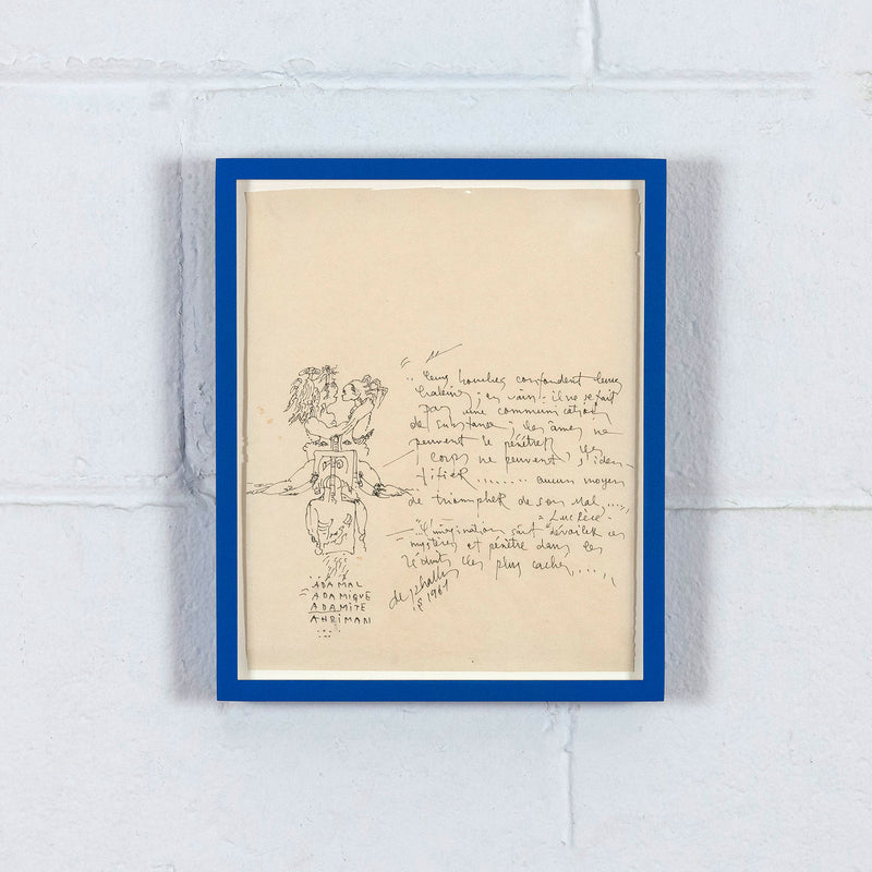 Niki de Saint Phalle two drawings 1967