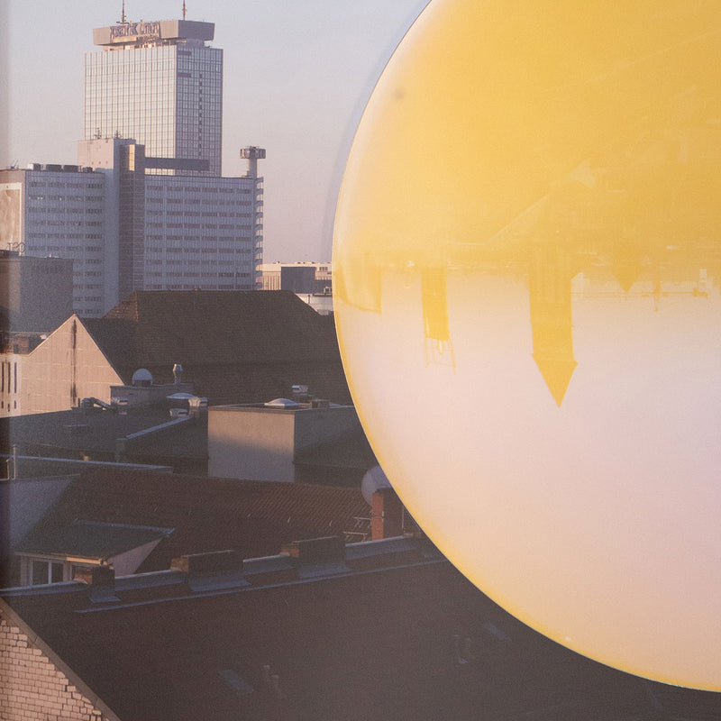 Olafur Eliasson, original art Caviar20 Toronto Art Gallery, "Your Reversed Berlin"  2016  Color-print on Fuji crystal archive II paper (matte)  Mounted on dibond, color-effect filter glass  From an edition of 40  34"H 34"W (work)  5.5"H 35.5"W (framed)  Very good condition.  Published by Canadian Friends of the Israel Museum in consortium with Benefit Print Project.