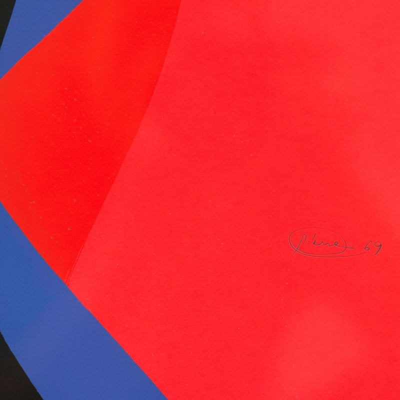 OTTO PIENE "COMPOSITION" SCREENPRINT, 1969
