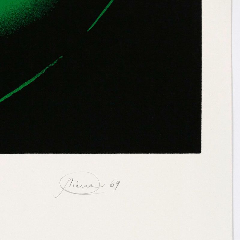 OTTO PIENE "COMPOSITION 1" SCREENPRINT, 1969