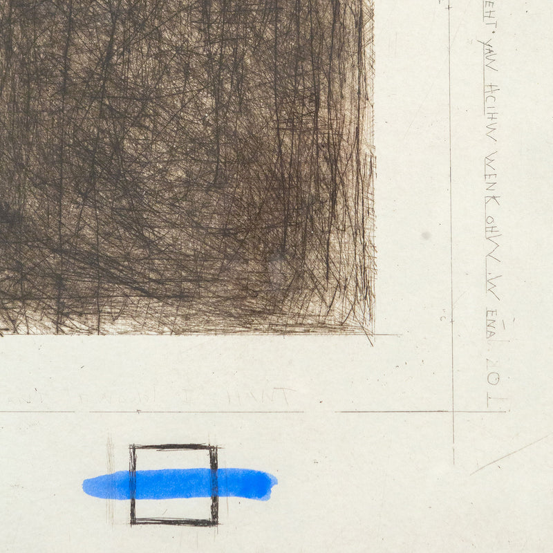 Pat Steir, Large Line, Etching, 1967, Caviar20, Toronto Gallery