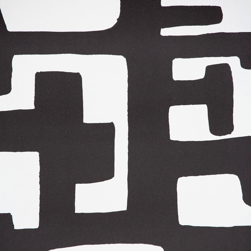 Ibram Lassaw "Peace" (from the Peace Portfolio I), 1970. Silkscreen. A pioneer of abstract sculpture, Lassaw is celebrated for his distinct use of negative space, creating intricate maze-like compositions that seemingly defy gravity.