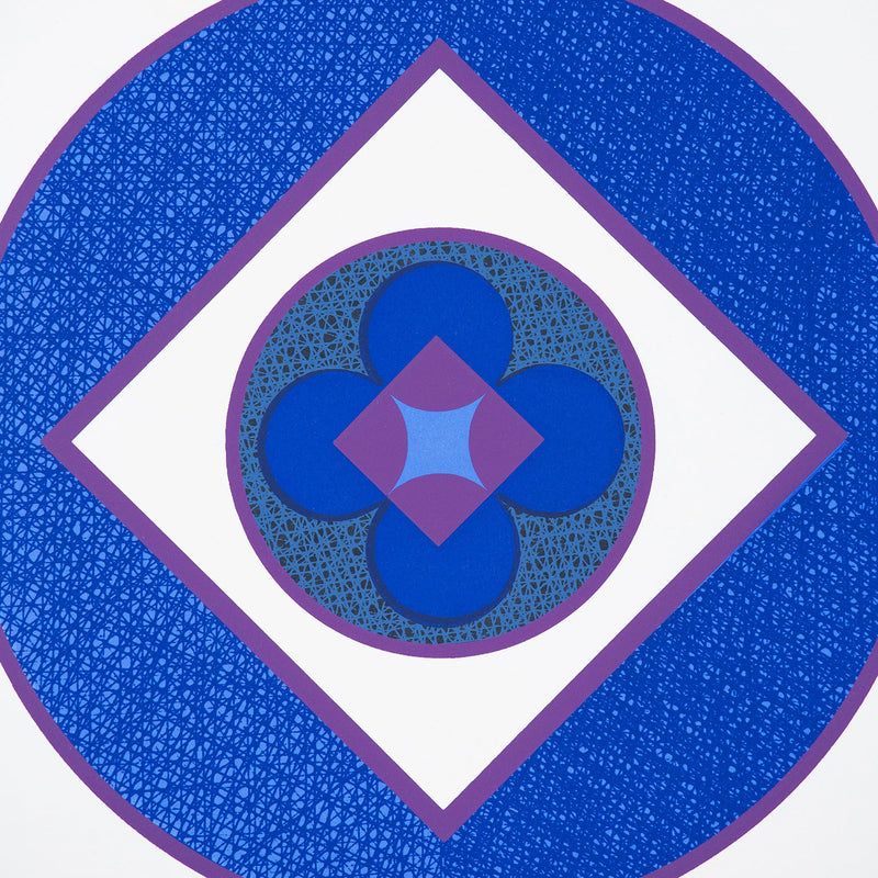 George Earl Ortman "Peace" (from the Peace Portfolio I) 1970 Silkscreen