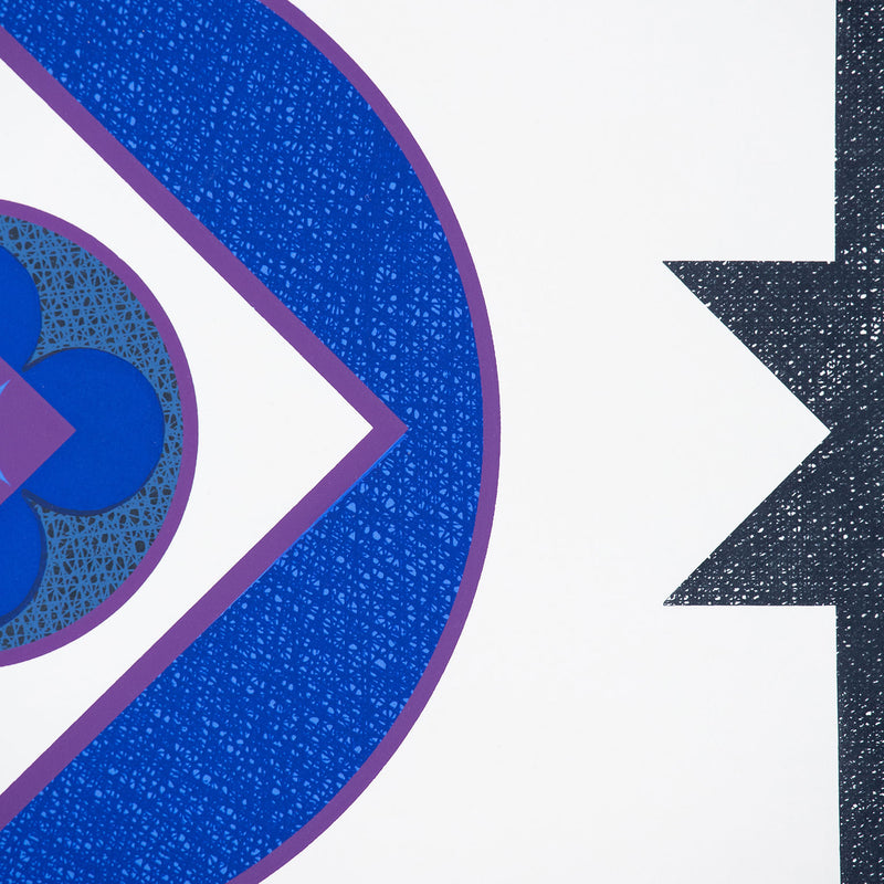 George Earl Ortman "Peace" (from the Peace Portfolio I) 1970 Silkscreen