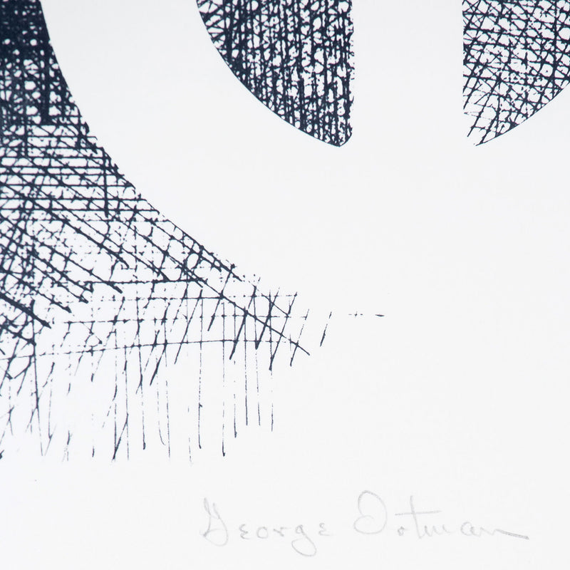 George Earl Ortman "Peace" (from the Peace Portfolio I) 1970 Silkscreen