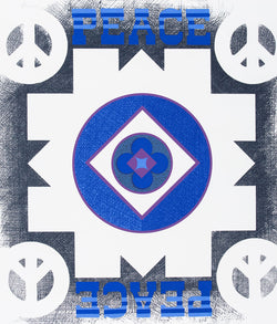 George Earl Ortman "Peace" (from the Peace Portfolio I) 1970 Silkscreen