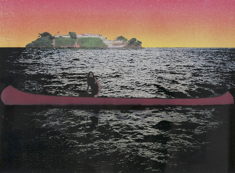 PETER DOIG "CANOE ISLAND" SILKSCREEN, 2000
