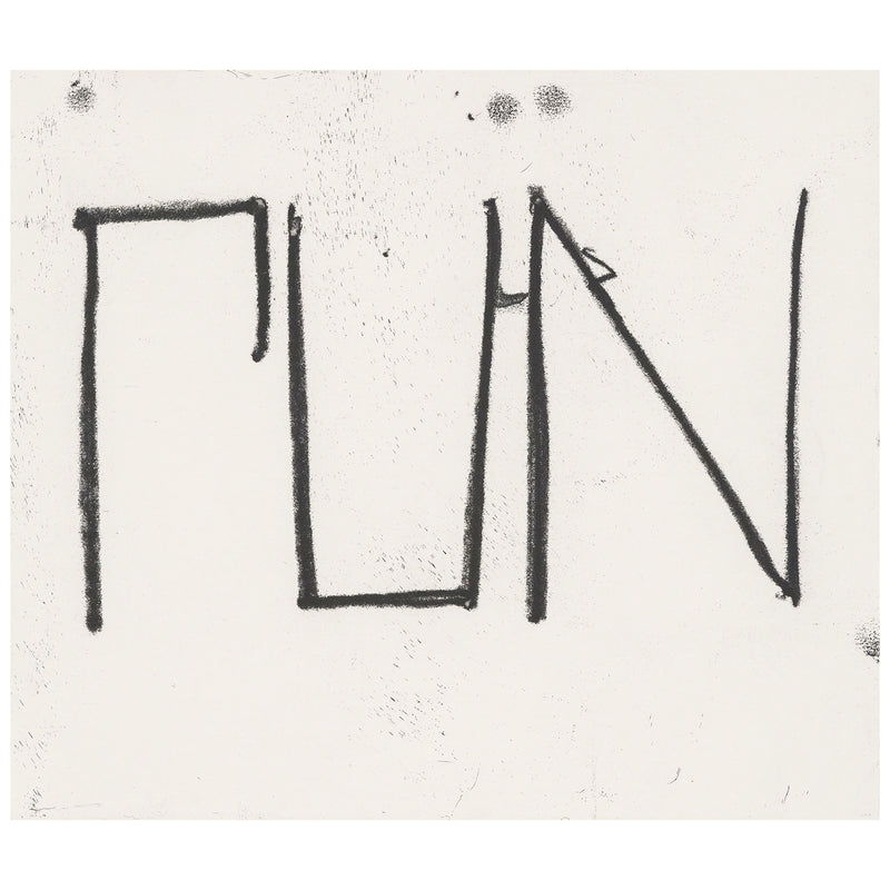 Original Rashid Johnson, American Art, "Run"   USA, 2018  Softground etching  Signed and dated by the artist on verso  From an edition of 35  10"H 12"W (work)  12.5"H 14.5"W (framed)  Excellent condition