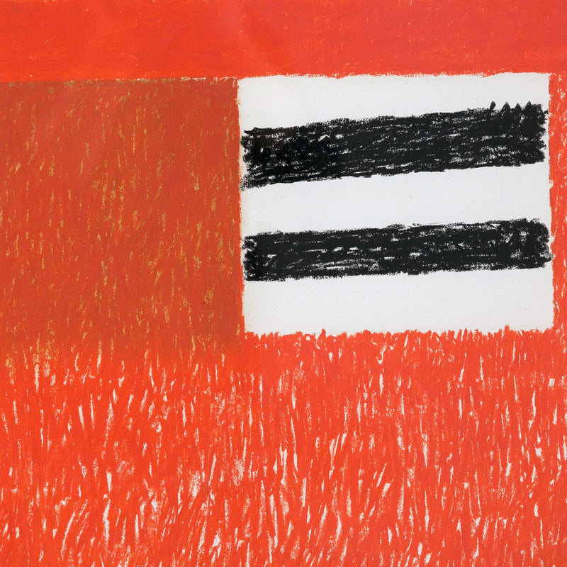 Ray Mead, Untitled (Flags), Pastel and mixed media on paper, 1979, Caviar 20, close-up