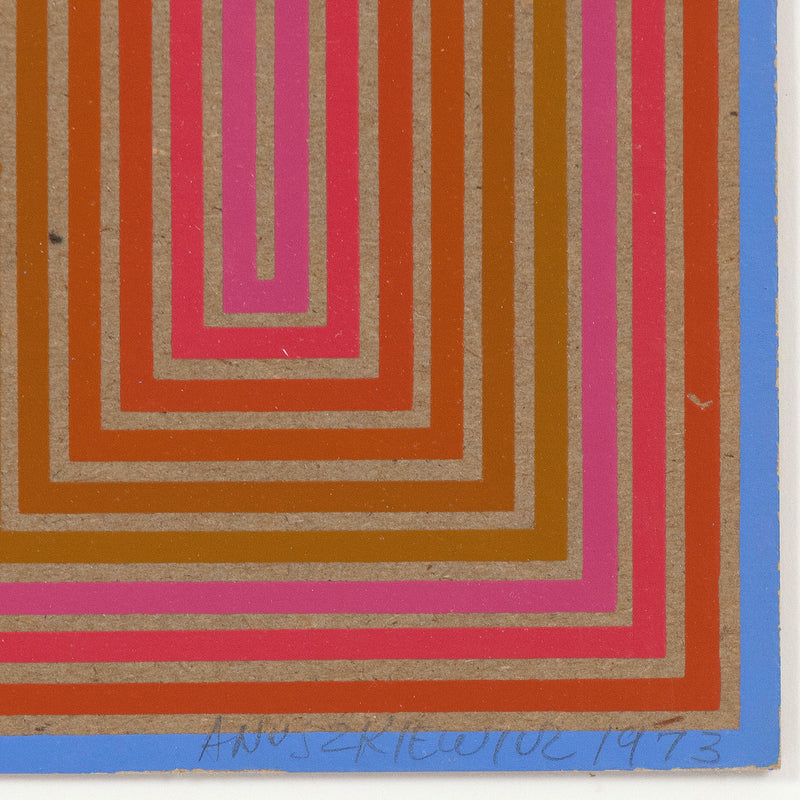 RICHARD ANUSZKIEWICZ "DOUBLE STRUCTURE" SCREENPRINT, 1973