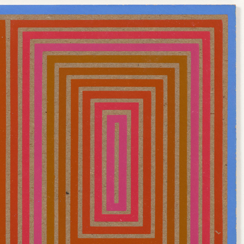 RICHARD ANUSZKIEWICZ "DOUBLE STRUCTURE" SCREENPRINT, 1973
