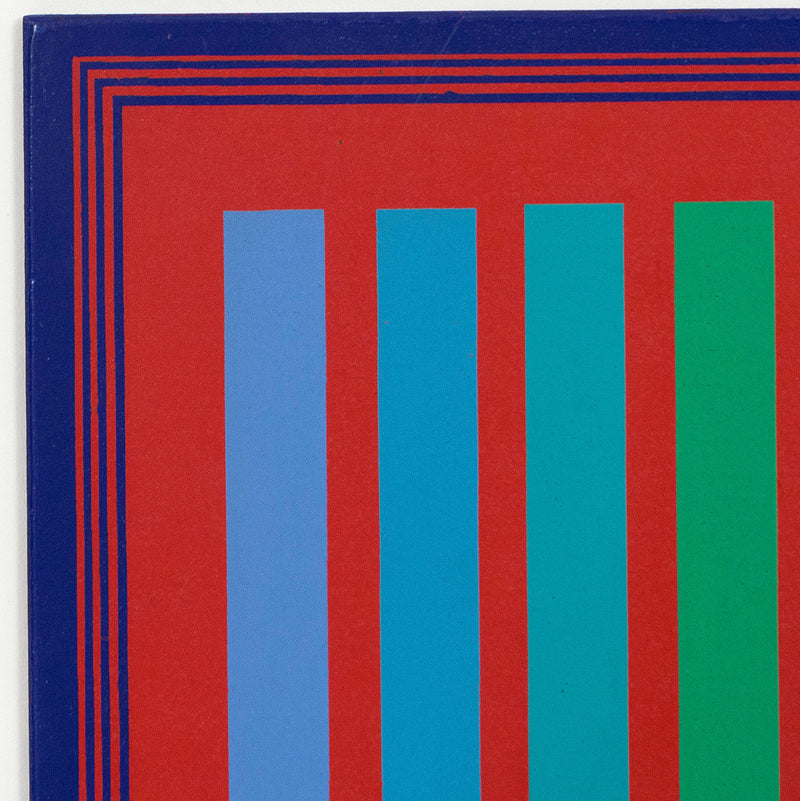 RICHARD ANUSZKIEWICZ "GREEN RANGE" SCREENPRINT, 1981