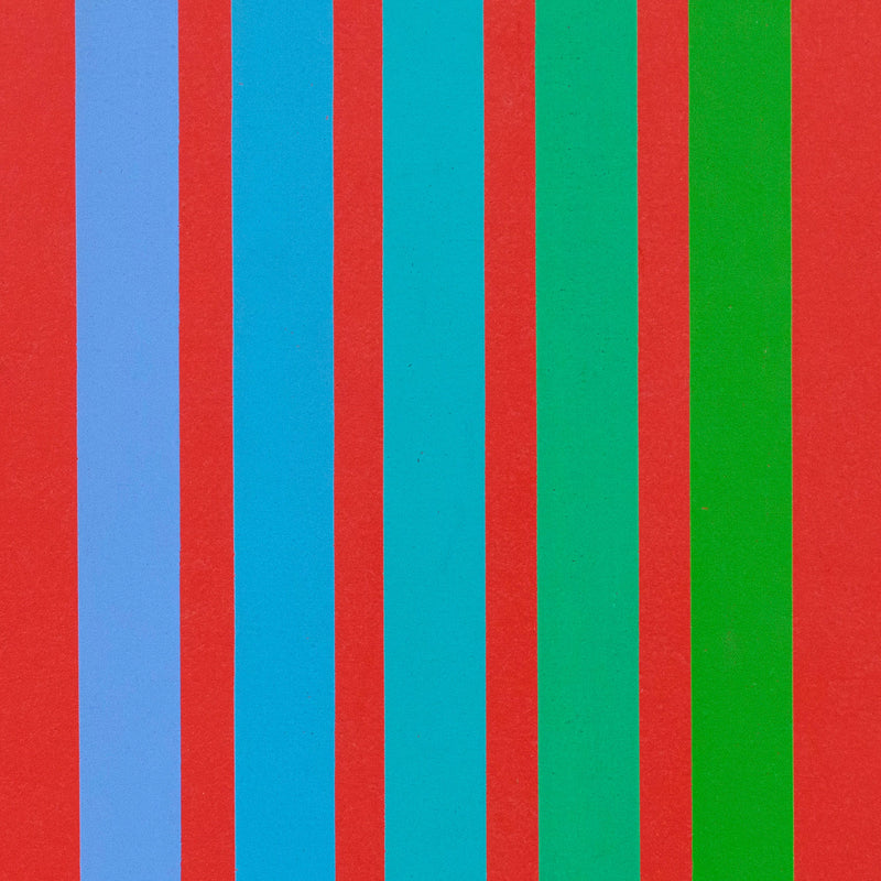RICHARD ANUSZKIEWICZ "GREEN RANGE" SCREENPRINT, 1981