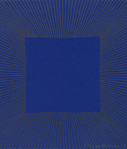 RICHARD ANUSZKIEWICZ "MIDNIGHT BLUE" SCREENPRINT, 1977