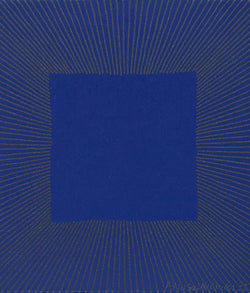 RICHARD ANUSZKIEWICZ "MIDNIGHT BLUE" SCREENPRINT, 1977
