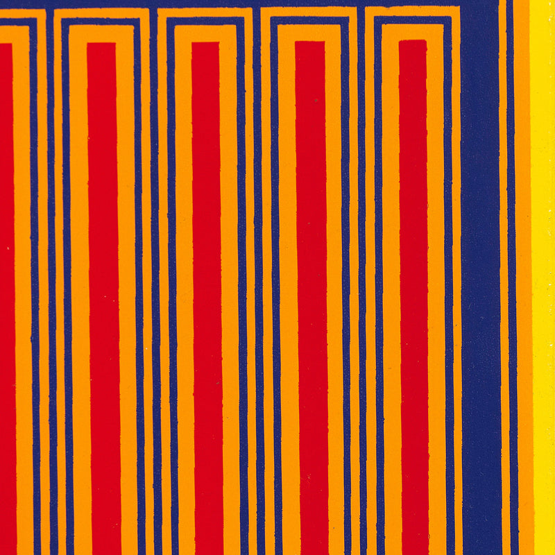 RICHARD ANUSKIEWICZ "ANNUAL TIGER" SCREENPRINT, 1983