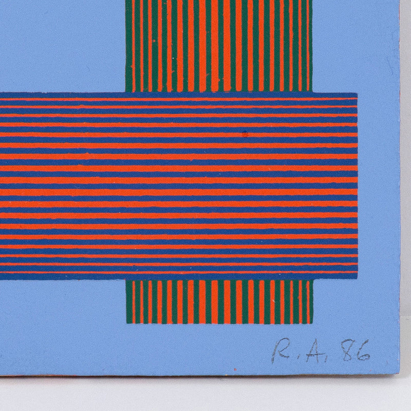 RICHARD ANUSZKIEWICZ "TRANSLUMINA" SCREENPRINT, 1986