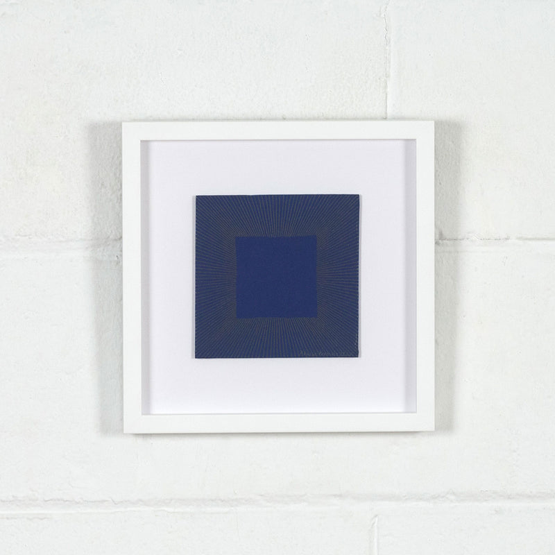 RICHARD ANUSZKIEWICZ "MIDNIGHT BLUE" SCREENPRINT, 1977