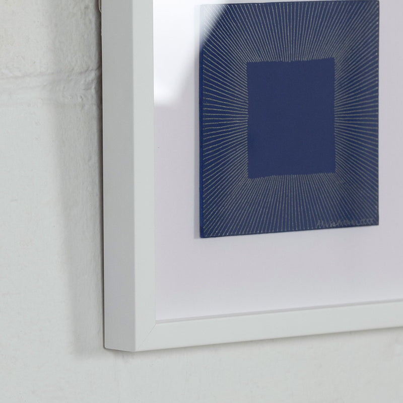 RICHARD ANUSZKIEWICZ "MIDNIGHT BLUE" SCREENPRINT, 1977