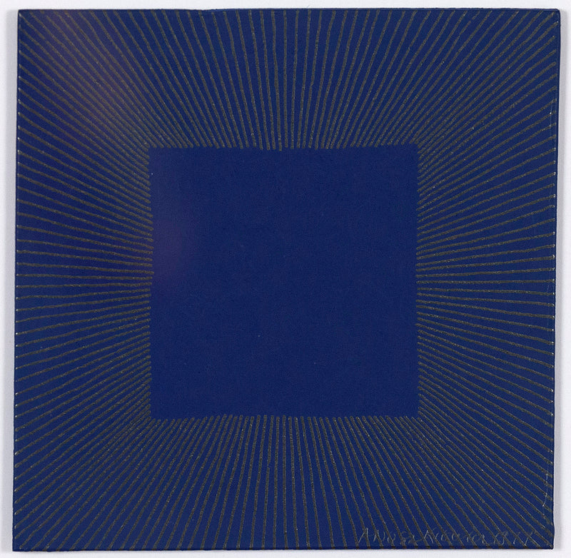 RICHARD ANUSZKIEWICZ "MIDNIGHT BLUE" SCREENPRINT, 1977