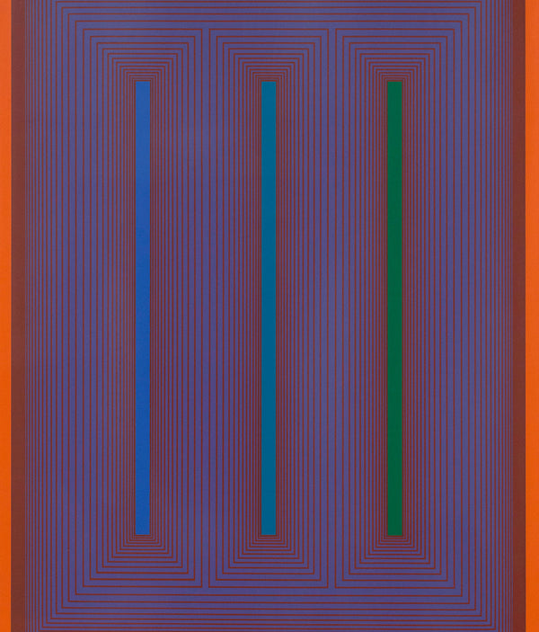 RICHARD ANUSZKIEWICZ "SEQUENTIAL IX" SCREENPRINT 1972