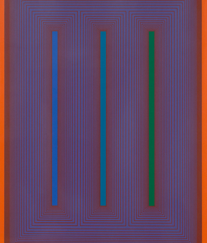 RICHARD ANUSZKIEWICZ "SEQUENTIAL IX" SCREENPRINT 1972
