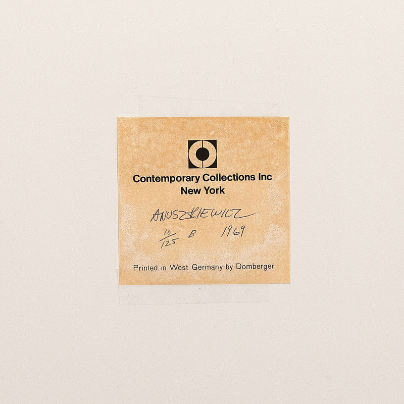 RICHARD ANUSZKIEWICZ "SPECTRAL 9 B" SCREENPRINT, 1969