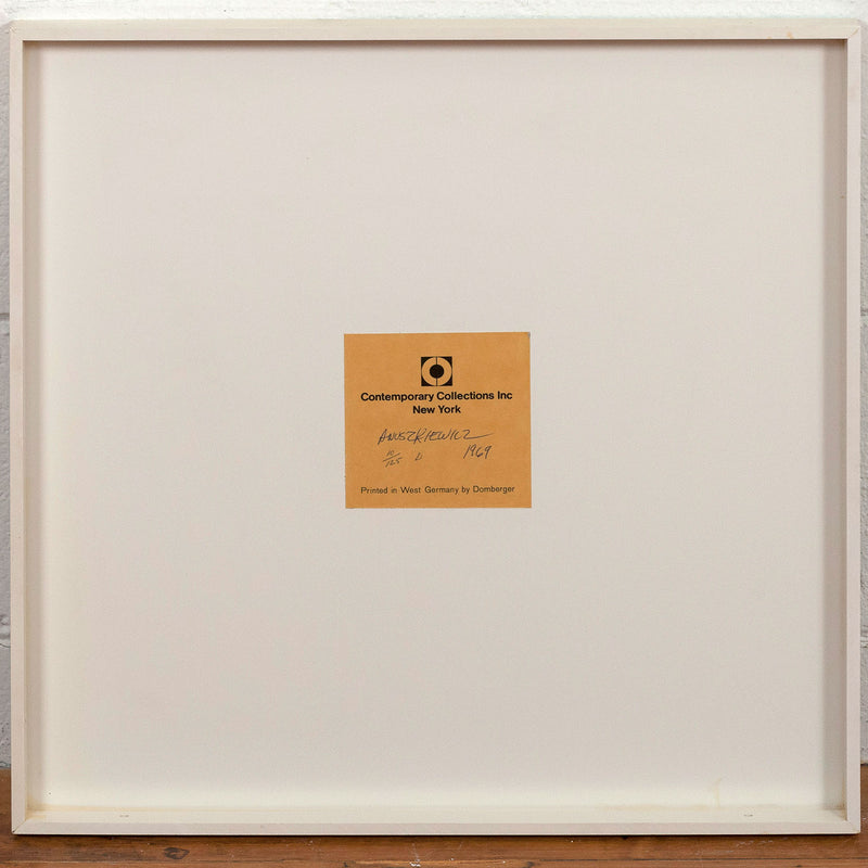 RICHARD ANUSZKIEWICZ "SPECTRAL 9 D " SCREENPRINT, 1969