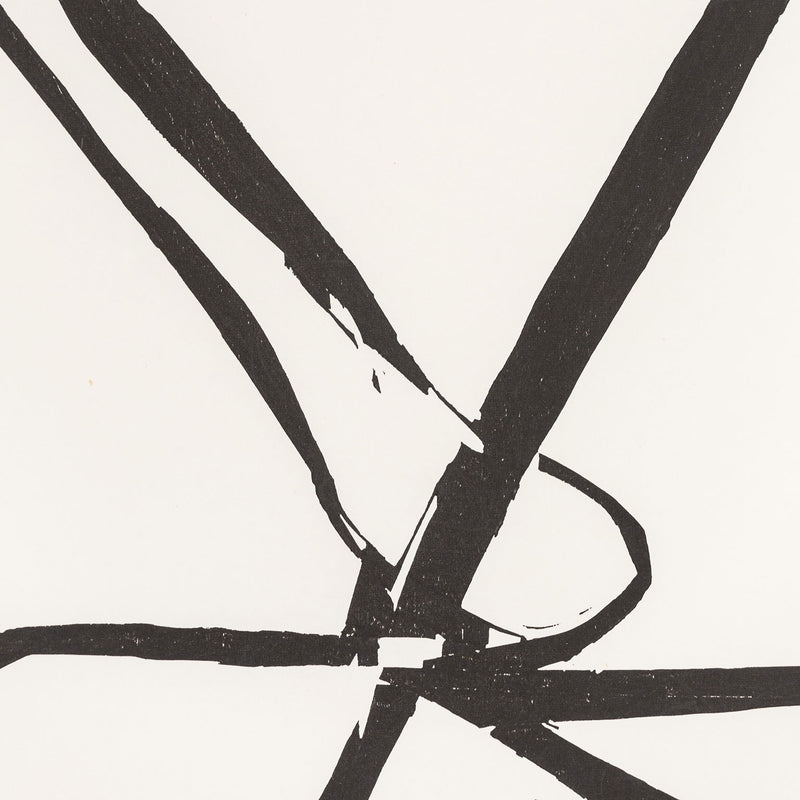 Richard Diebekorn "Double X" Woodcut, 1987. Completed in 1987, "Double X" marks the artist's return to abstraction in the last chapter of his oeuvre, when he moved between geometric and lyrical styles. Serving as a pared-down example, this work is a unique synthesis of Diebenkorn's exploration of abstraction, making it an excellent output from the last decade of his career. 