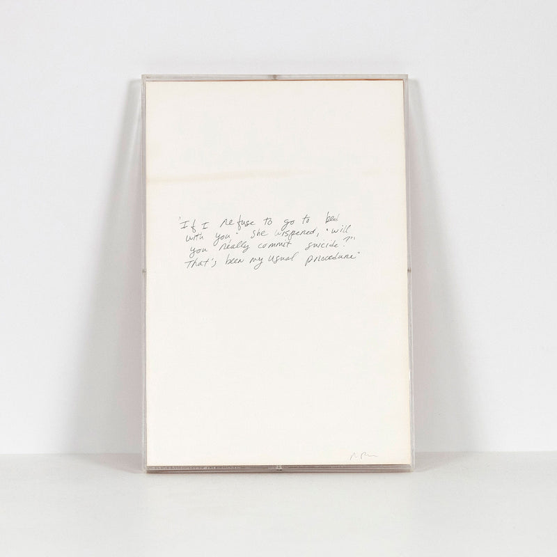 Richard Prince Suicide Jokes 1989