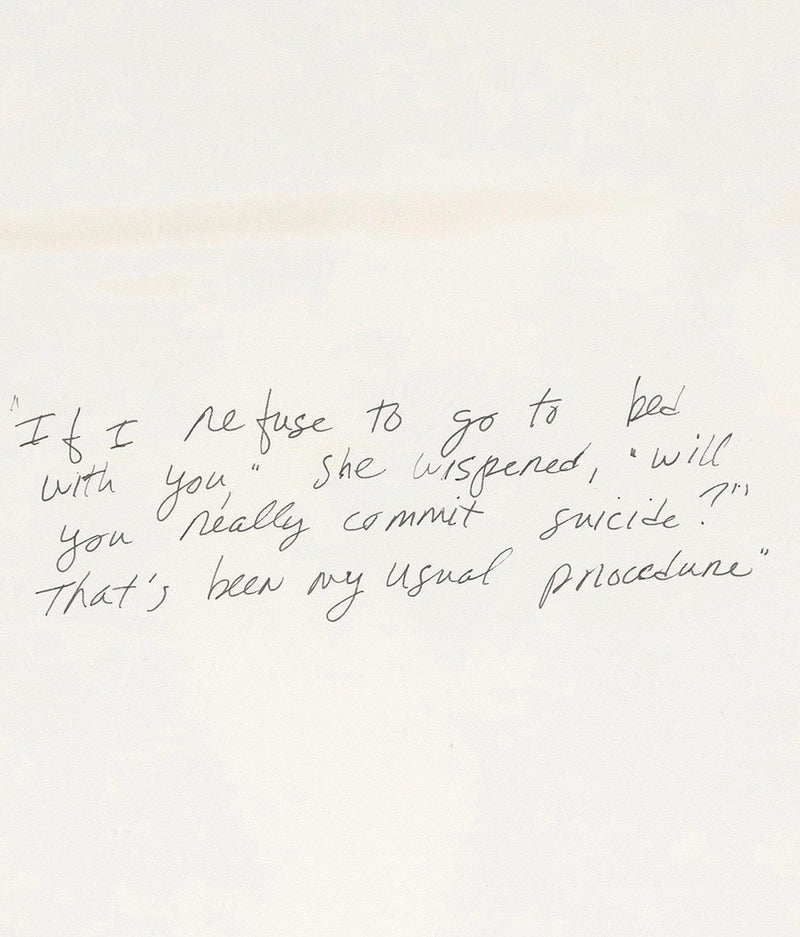 RICHARD PRINCE "SUICIDE BED JOKE", 1989