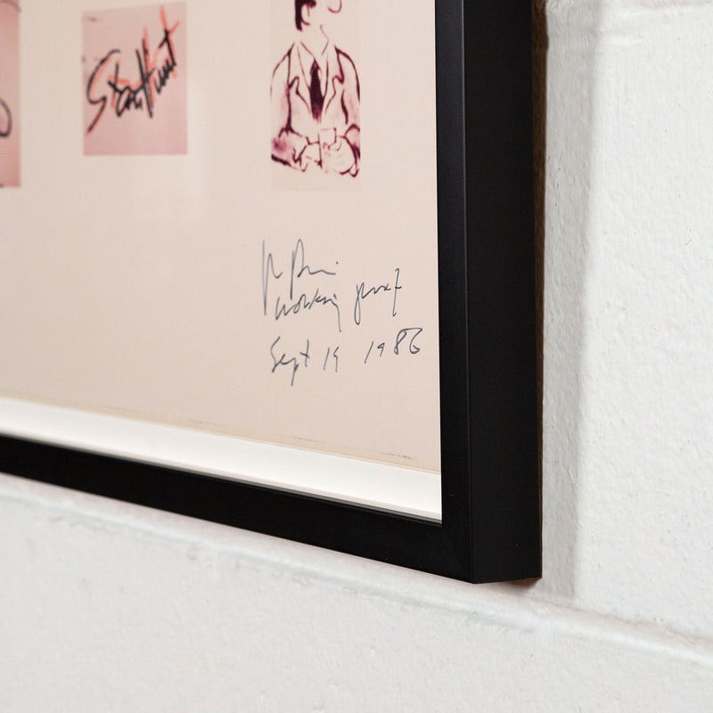 Richard Prince, Missing or Presumed Dead Joke,  Marker and pen on ektacolor photographs, 1986, Caviar20