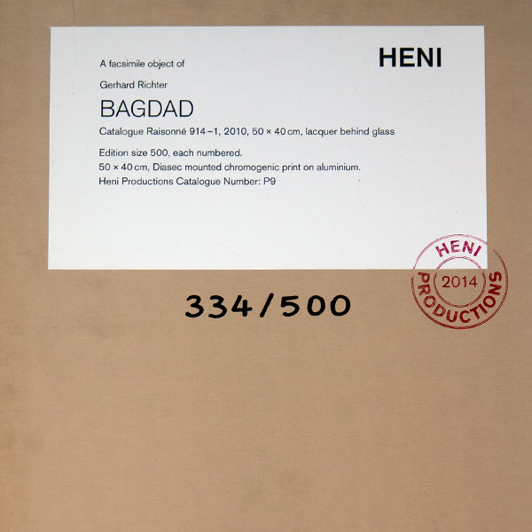 GERHARD RICHTER "BAGHDAD: 914-1", 2010