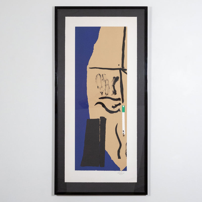 ROBERT MOTHERWELL "AMERICA-LA FRANCE VIII" LITHOGRAPH, 1984