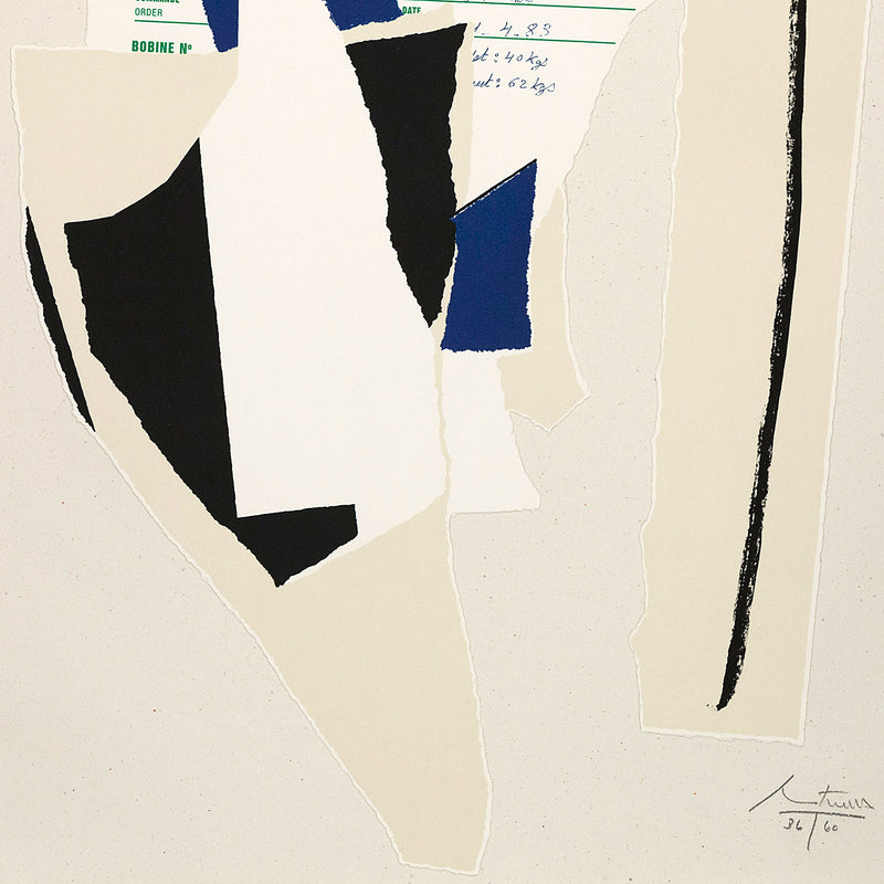 Robert Motherwell, America- LA France Variations IX, Lithograph, 1984, Caviar20 Prints