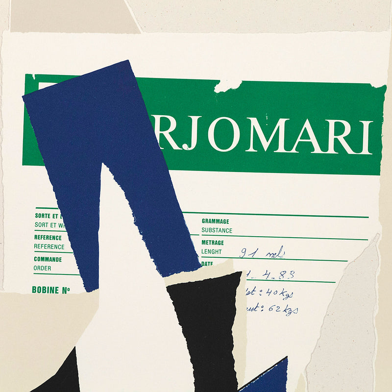 Robert Motherwell, America- LA France Variations IX, Lithograph, 1984, Caviar20 Prints