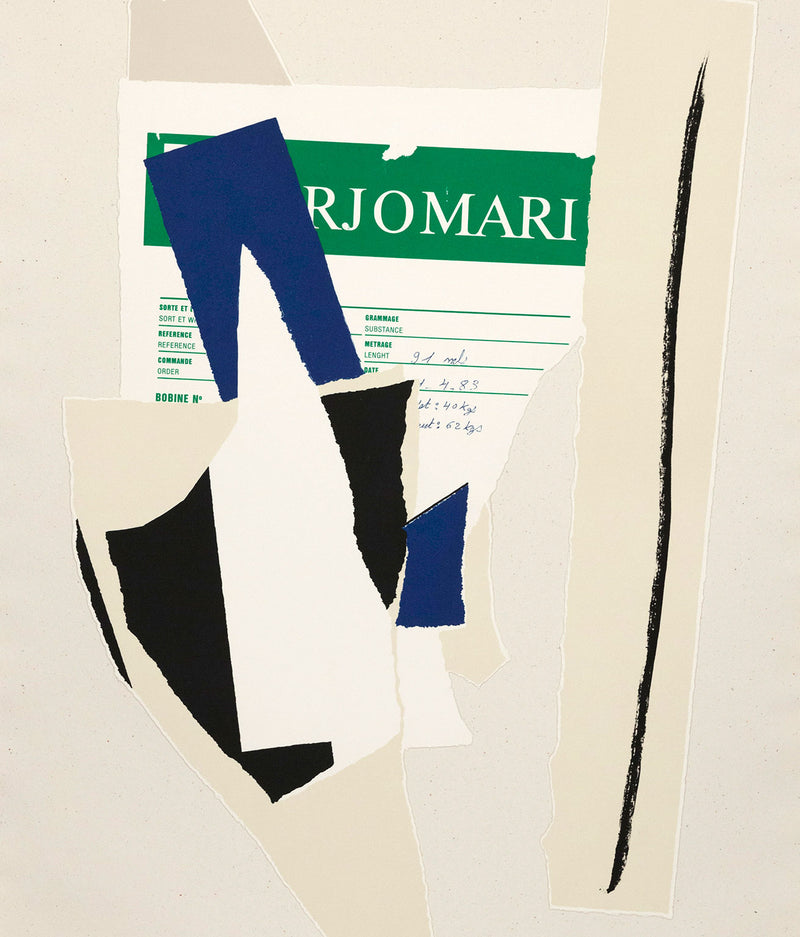 Robert Motherwell, America- LA France Variations IX, Lithograph, 1984, Caviar20 Prints