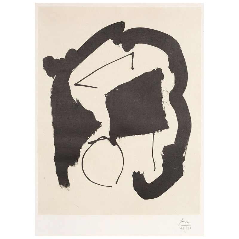 Robert Motherwell, Octavio Paz Suite, 1987, Caviar20, Composition XXV