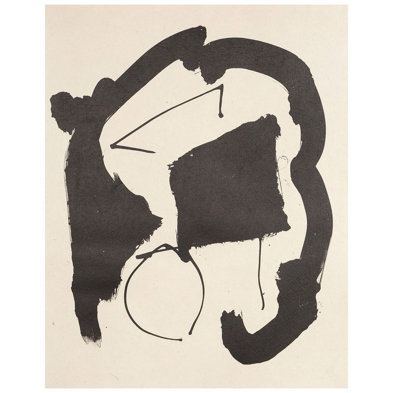 Robert Motherwell, Octavio Paz Suite, 1987, Caviar20, Composition XXV