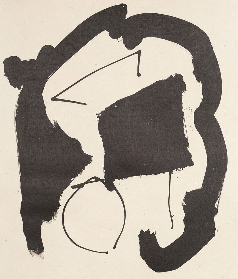 Robert Motherwell, Octavio Paz Suite, 1987, Caviar20, Composition XXV