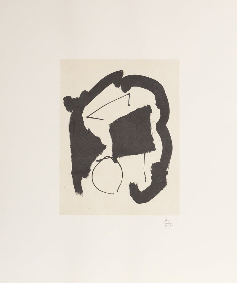 Robert Motherwell, Octavio Paz Suite, 1987, Caviar20, Composition XXV