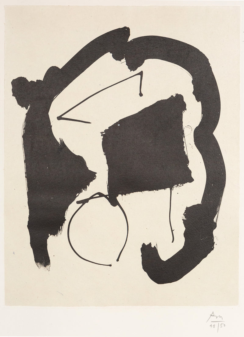 Robert Motherwell, Octavio Paz Suite, 1987, Caviar20, Composition XXV