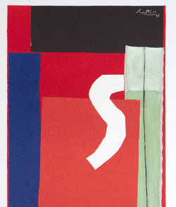 Robert Motherwell, In Celebration, Offset lithograph on Rives BFK paper, 1975, Caviar20, American Abstract Painter