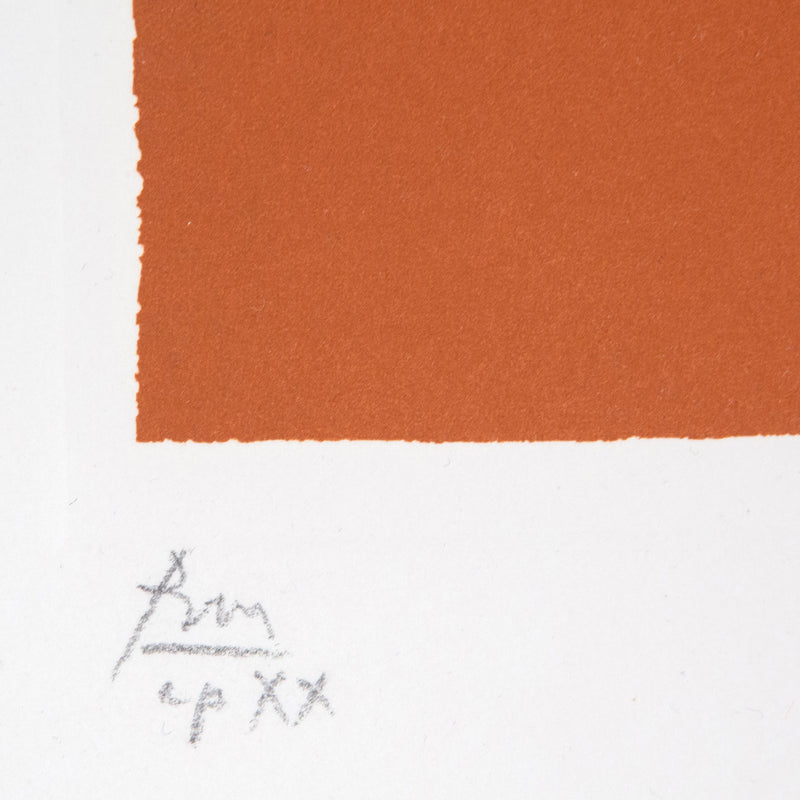 ROBERT MOTHERWELL "PARIS SUITE (AUTUMN)" LITHO, 1980
