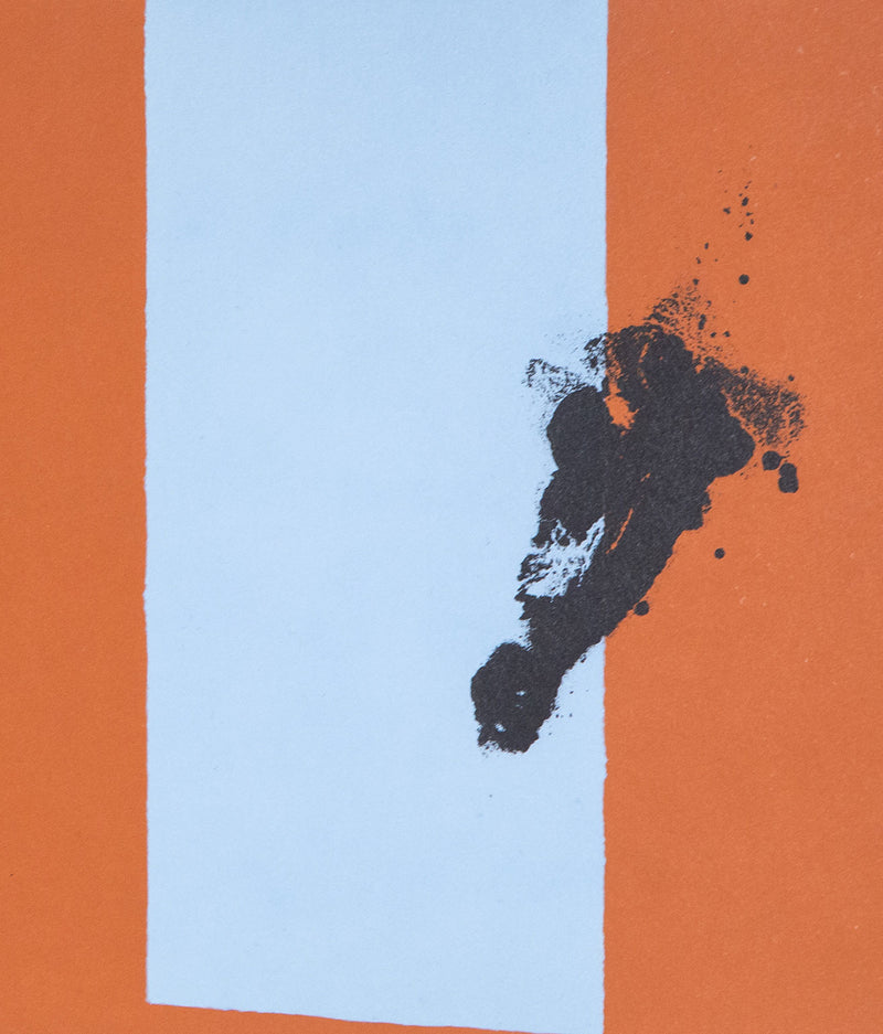 ROBERT MOTHERWELL "PARIS SUITE (AUTUMN)" LITHO, 1980
