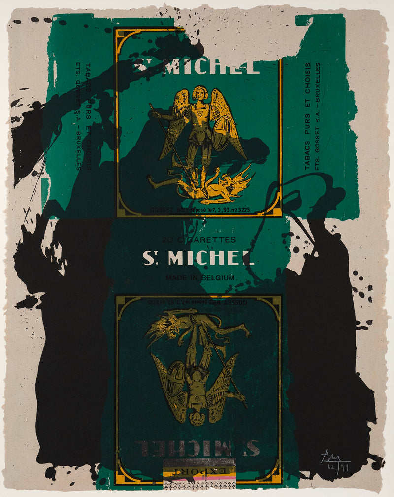 Robert Motherwell, St. Michael III, Lithograph Screenprint, 1979, Caviar20