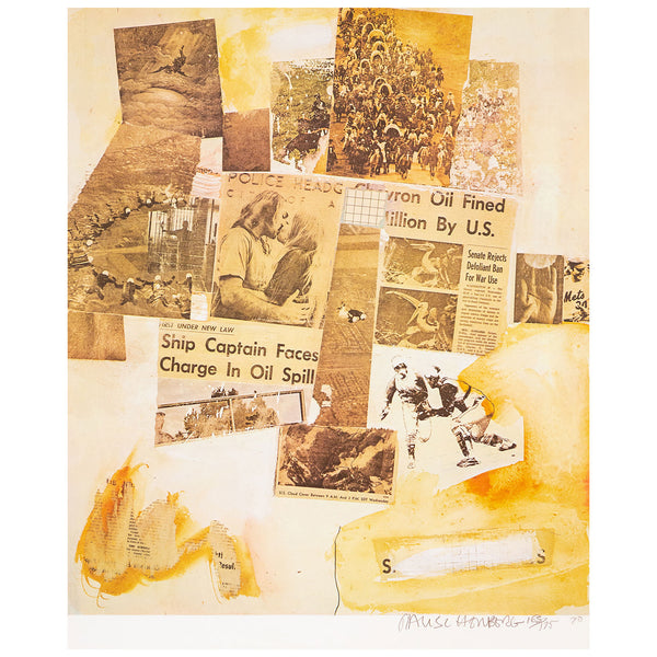 ROBERT RAUSCHENBERG "PEACE PORTFOLIO", 1970