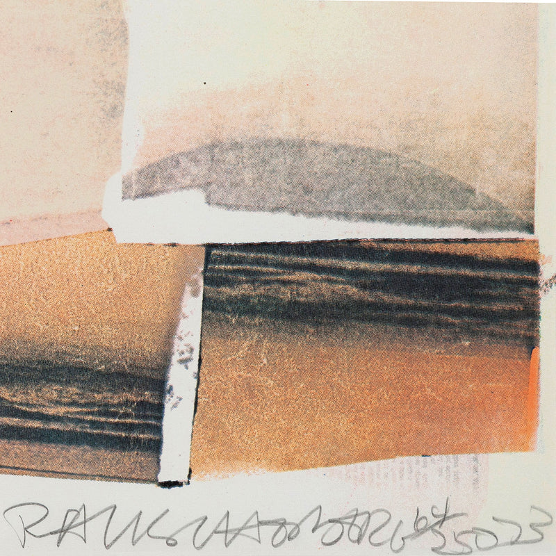 ROBERT RAUSCHENBERG "SUPPORT" SCREENPRINT, 1973