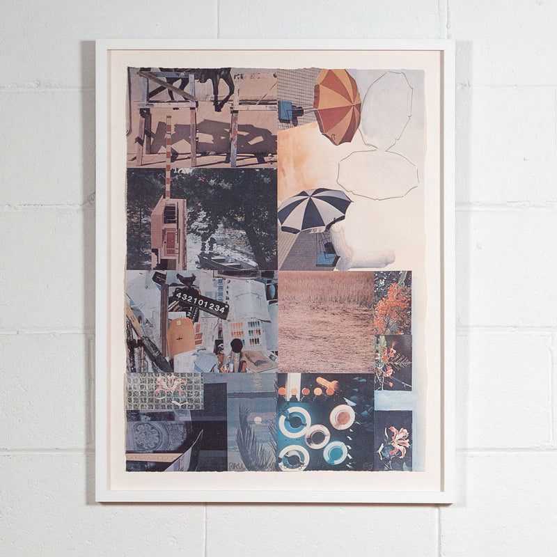 ROBERT RAUSCHENBERG "UMBRELLAS" LITHO, 1983
