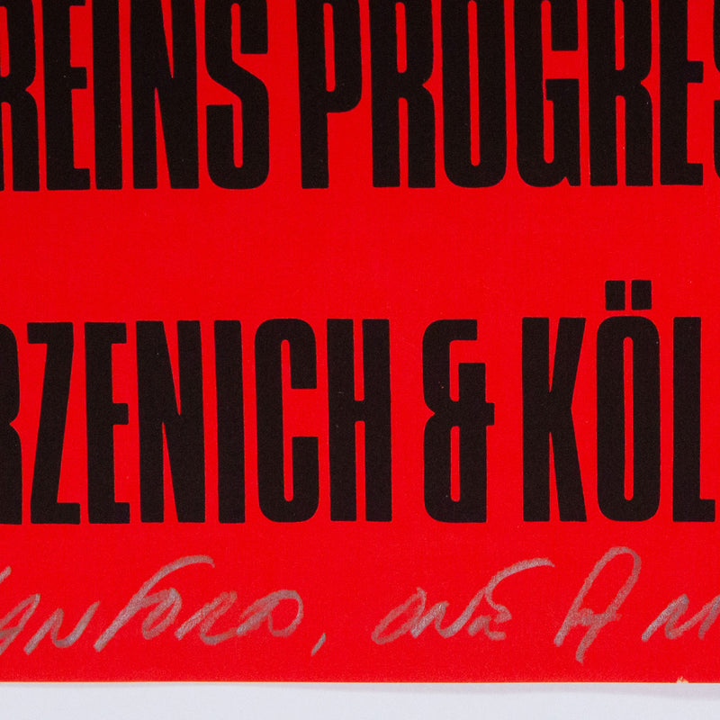 Robert Indiana, Kunst Markt Köln Exhibition Poster, Silkscreen on paper, 1967, Caviar20, American Pop Artist